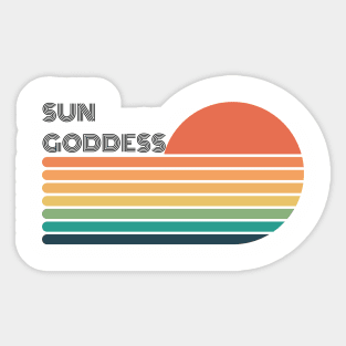 Sun Goddess Sticker